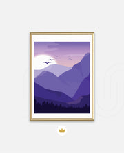 Purple Mountain Sunset