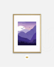 Purple Mountain Sunset