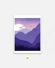 Purple Mountain Sunset