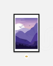 Purple Mountain Sunset