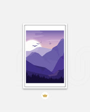 Purple Mountain Sunset