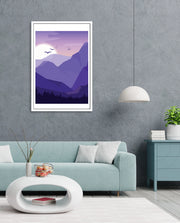 Purple Mountain Sunset