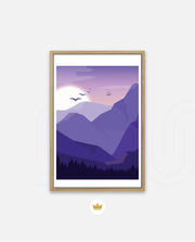 Purple Mountain Sunset