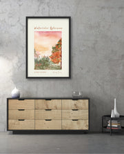 Autumn Watercolor Scene