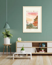 Autumn Watercolor Scene