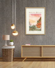Autumn Watercolor Scene