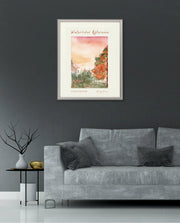 Autumn Watercolor Scene