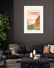 Autumn Watercolor Scene