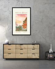 Autumn Watercolor Scene