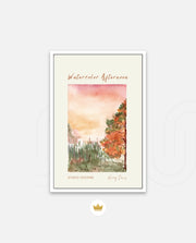Autumn Watercolor Scene