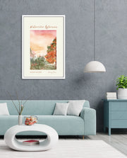 Autumn Watercolor Scene