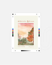 Autumn Watercolor Scene