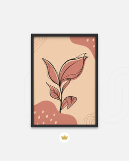 Blush Leaf Art