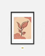 Blush Leaf Art