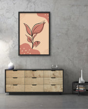 Blush Leaf Art