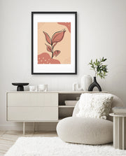 Blush Leaf Art