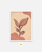 Blush Leaf Art