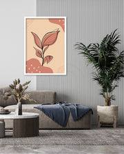 Blush Leaf Art