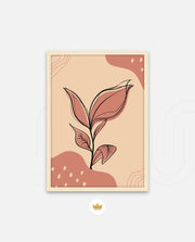 Blush Leaf Art