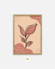 Blush Leaf Art