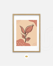 Blush Leaf Art