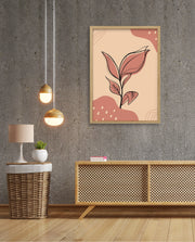 Blush Leaf Art