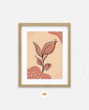 Blush Leaf Art