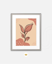 Blush Leaf Art