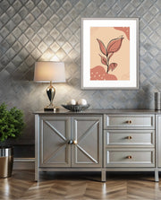 Blush Leaf Art