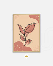Blush Leaf Art
