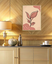 Blush Leaf Art