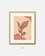 Blush Leaf Art