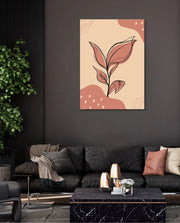 Blush Leaf Art