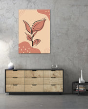 Blush Leaf Art