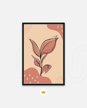 Blush Leaf Art