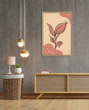 Blush Leaf Art