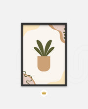 Minimal Potted Plant
