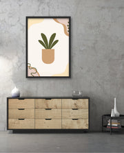 Minimal Potted Plant