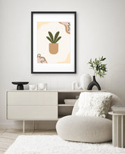 Minimal Potted Plant