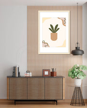 Minimal Potted Plant