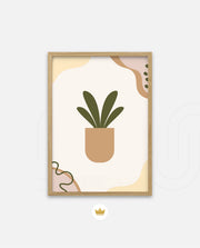Minimal Potted Plant