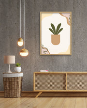 Minimal Potted Plant