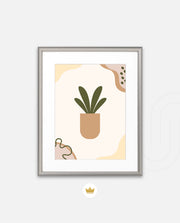 Minimal Potted Plant