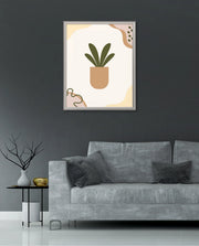 Minimal Potted Plant