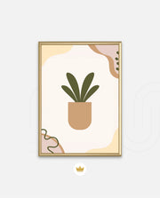Minimal Potted Plant