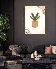 Minimal Potted Plant