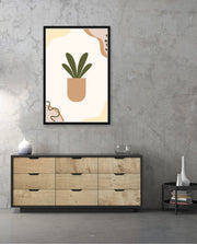 Minimal Potted Plant