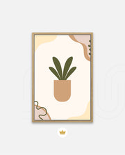 Minimal Potted Plant