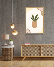 Minimal Potted Plant