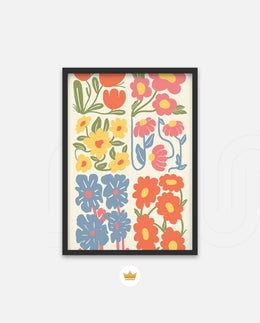 Vibrant Floral Patch